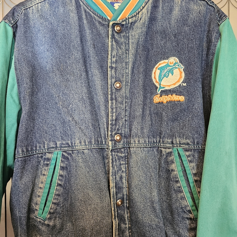 Miami Dolphins Denim jacket L
